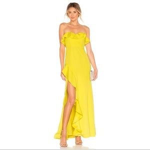 STUNNING MAJORELLE Redfield Gown Yellow - Small